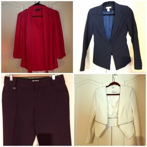 Two blazers, blouse and pants !